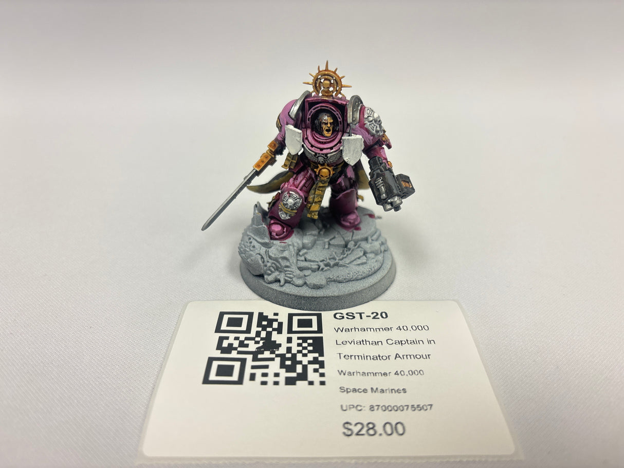 Warhammer 40,000 Leviathan Captain in Terminator Armour GST-20
