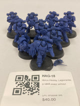 Horus Heresy: Legionaries in MKII power armour HAG-18