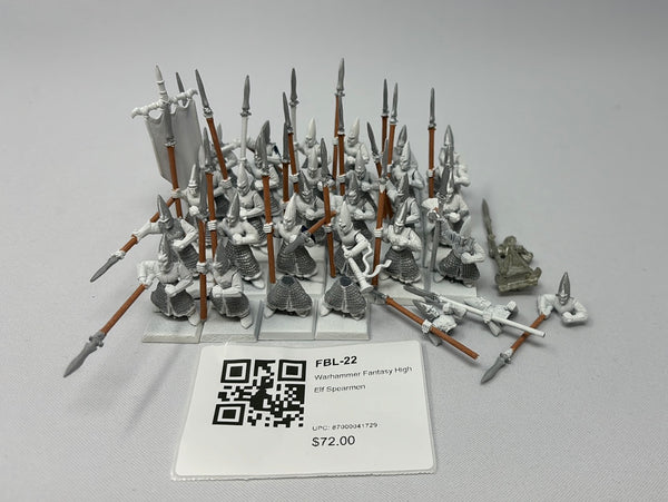 Warhammer Fantasy High Elf Spearmen FBL-22