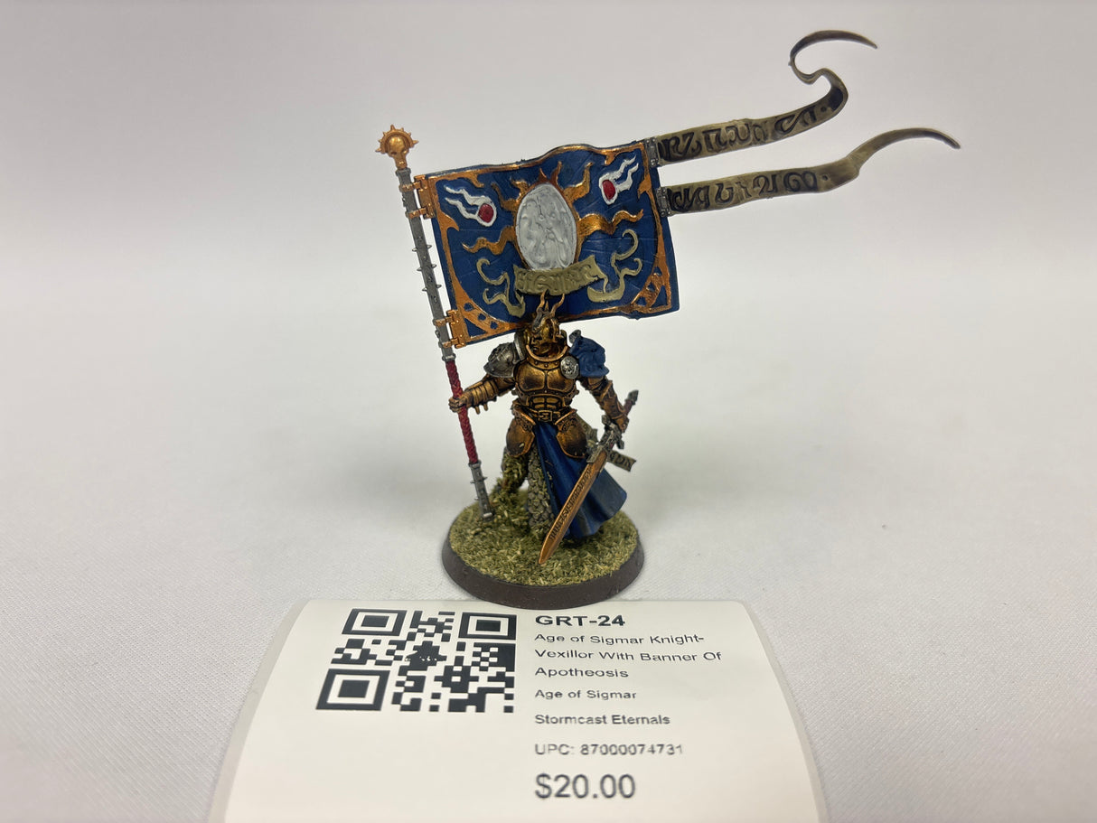 Age of Sigmar Knight-Vexillor With Banner Of Apotheosis GRT-24