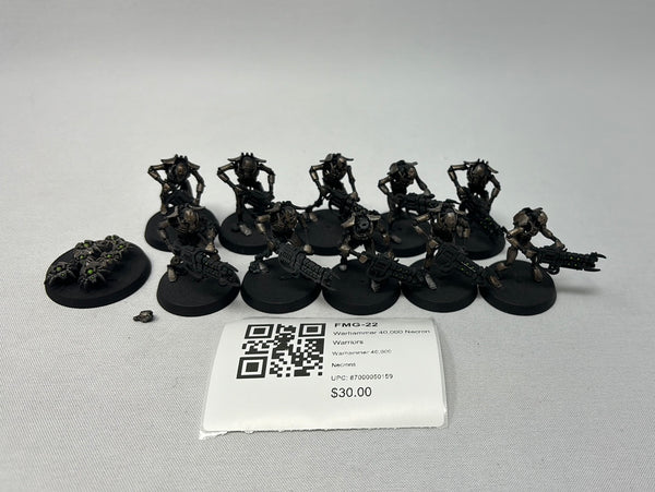 Warhammer 40,000 Necron Warriors FMG-22