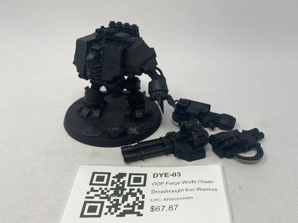 OOP Forge World Chaos Dreadnought Iron Warriors DYE-03