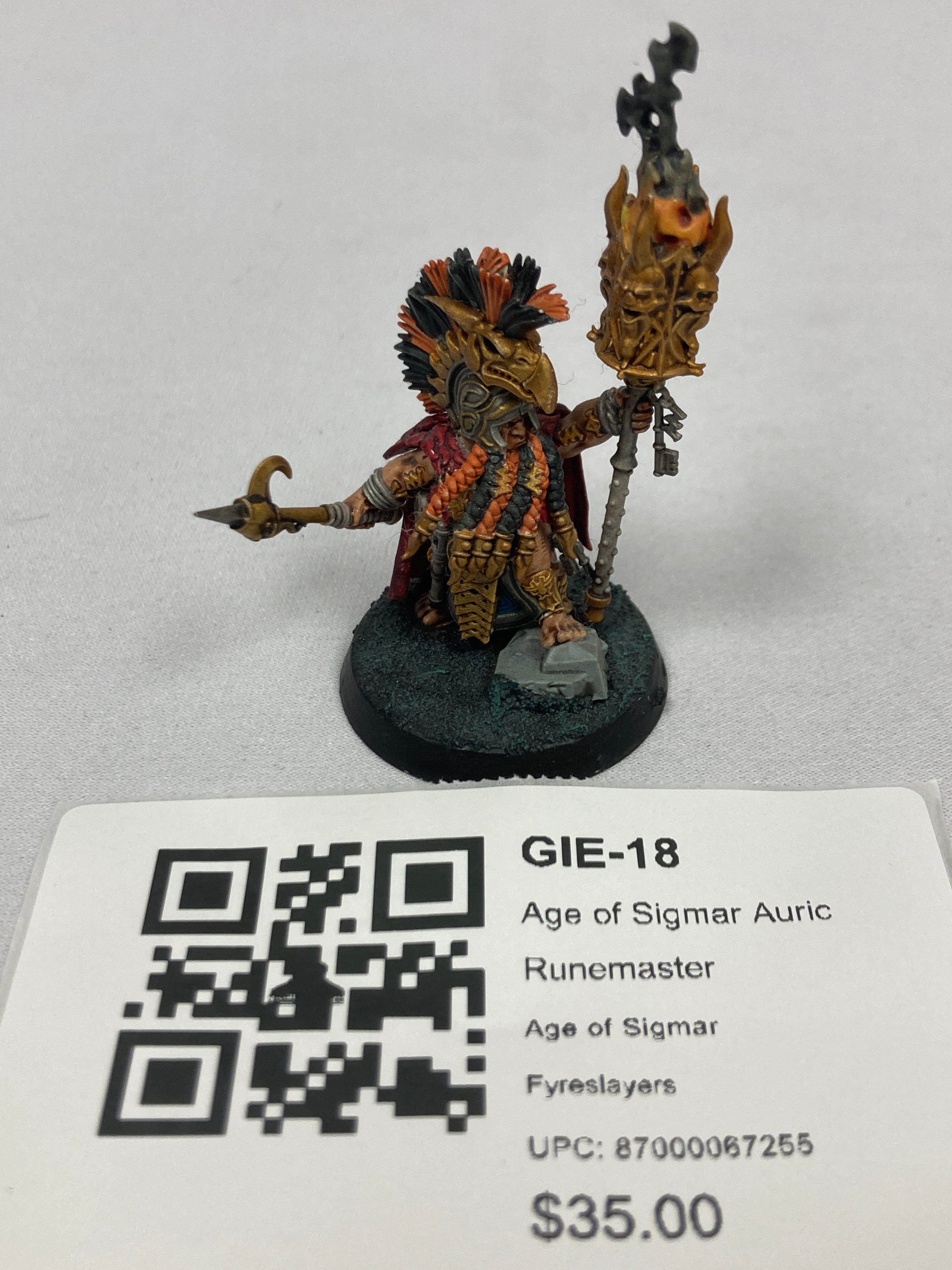 Age of Sigmar Auric Runemaster GIE-18