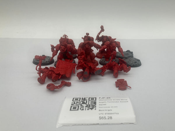 Warhammer 40,000 Blood Angels Terminator Assault Squad FJF-26