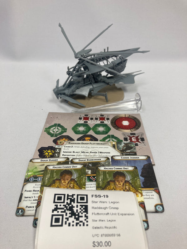 Star Wars: Legion Raddaugh Gnasp Fluttercraft Unit Expansion FSS-19