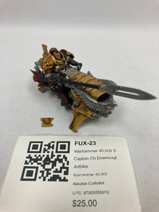 Warhammer 40,000 Shield-Captain On Dawneagle Jetbike FUX-23