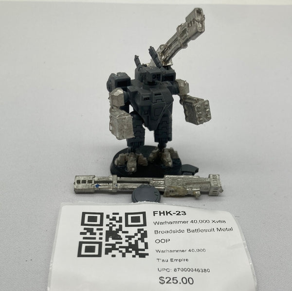 Warhammer 40,000 Xv88 Broadside Battlesuit Metal OOP FHK-23