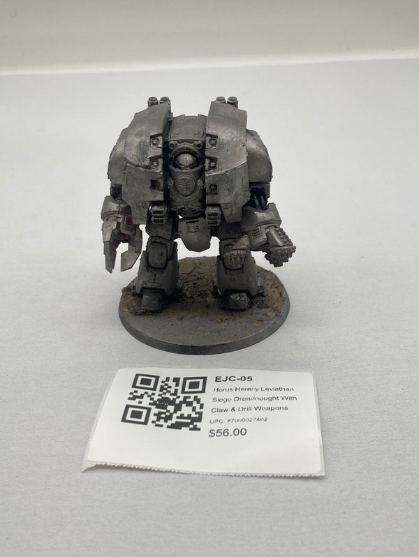 Horus Heresy Leviathan Siege Dreadnought With Claw & Drill Weapons EJC-05