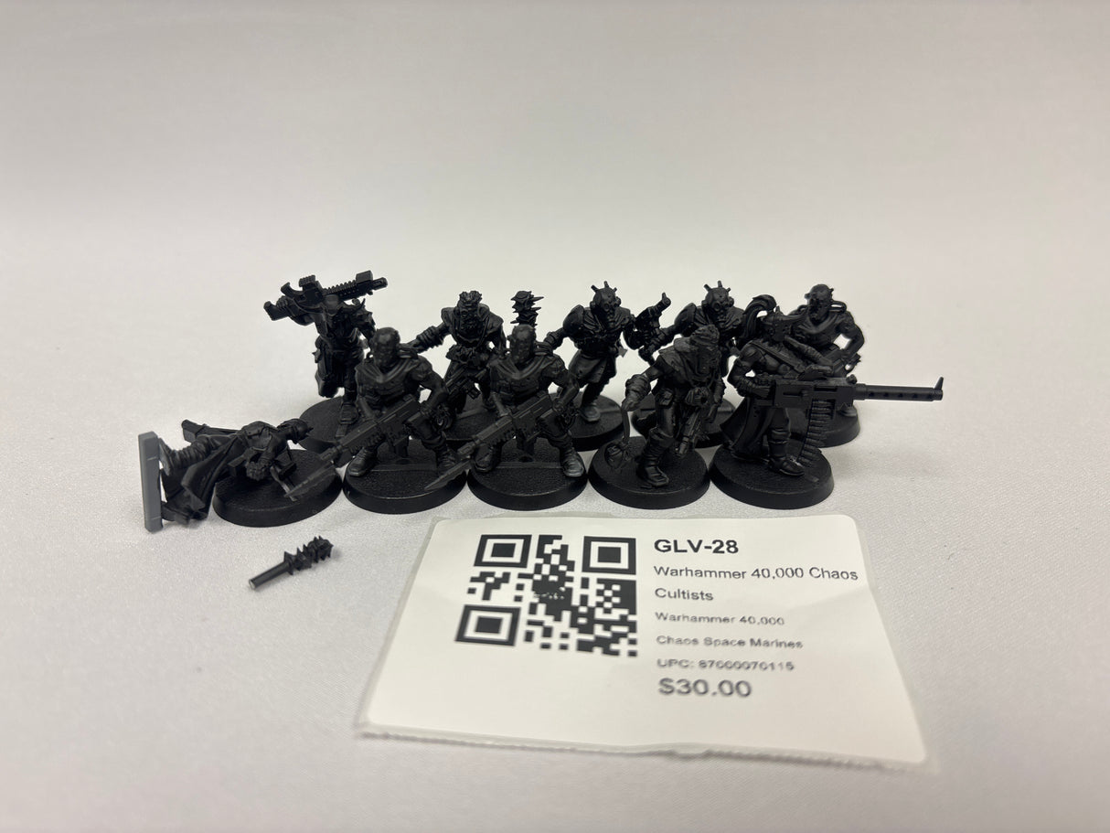 Warhammer 40,000 Chaos Cultists GLV-28