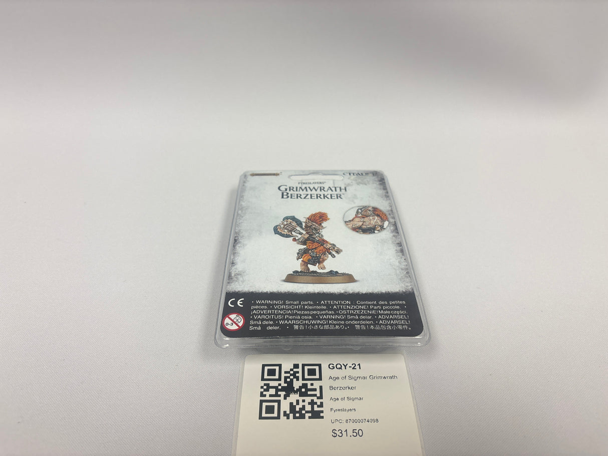 Age of Sigmar Grimwrath Berzerker GQY-21