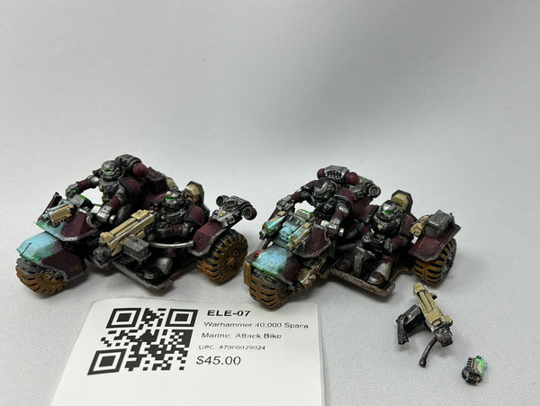 Warhammer 40,000 Space Marine: Attack Bike ELE-07