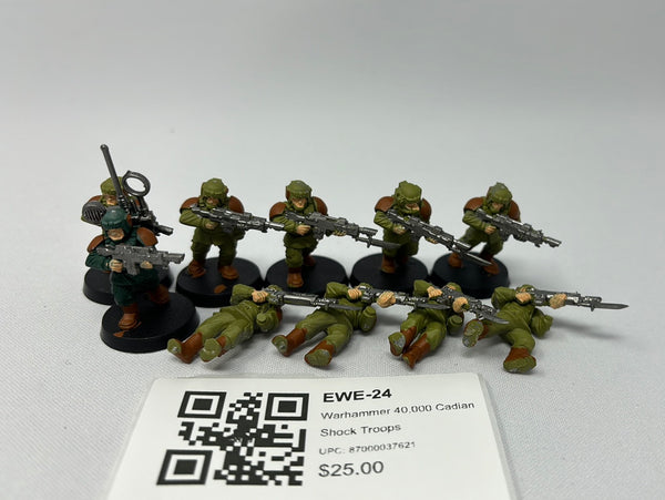 Warhammer 40,000 Cadian Shock Troops EWE-24