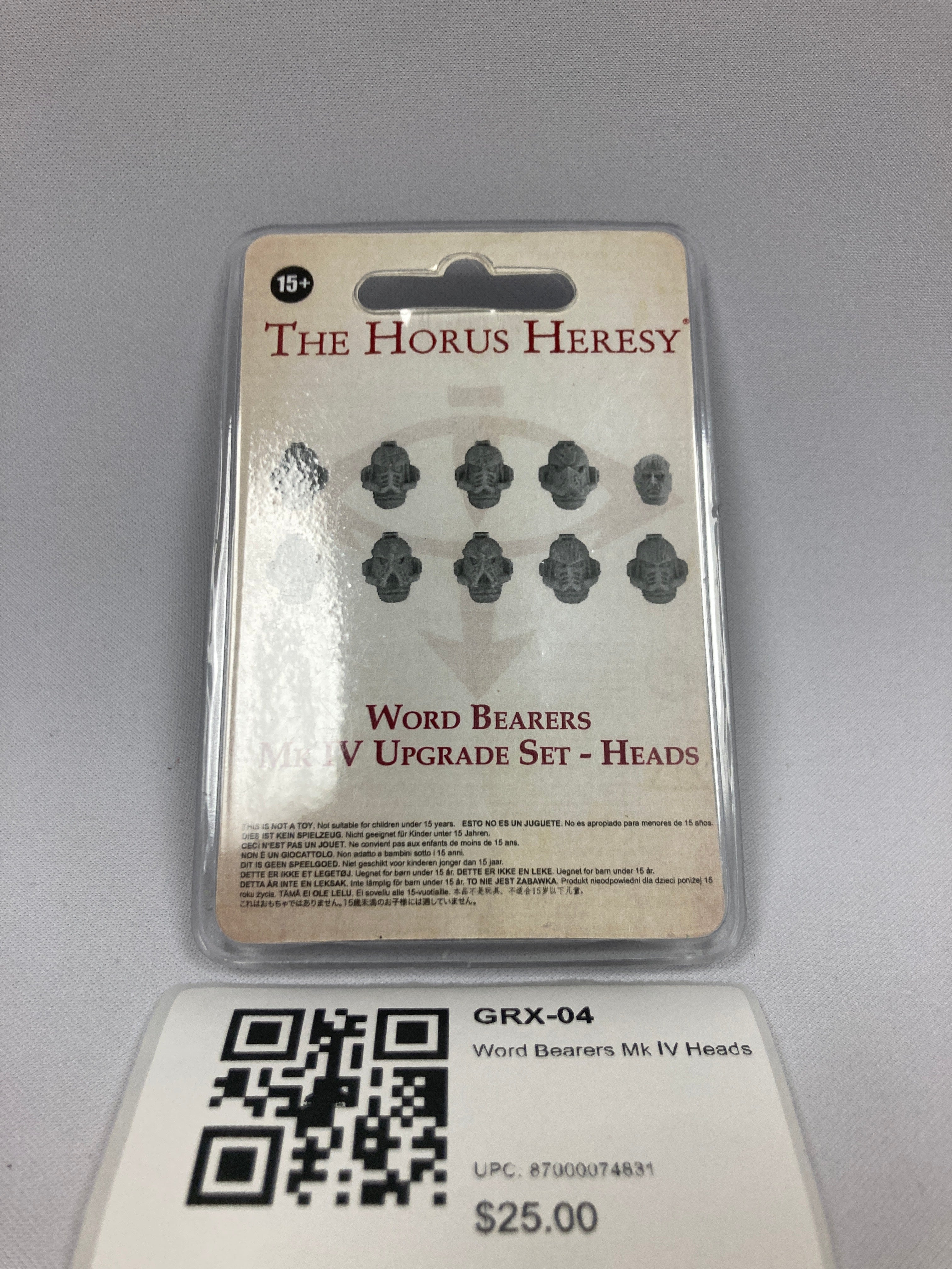 Word Bearers Mk IV Heads GRX-04