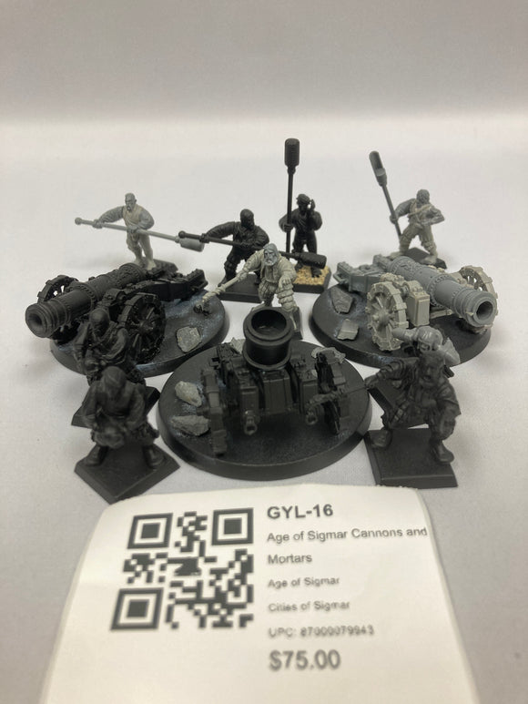 Age of Sigmar Cannons and Mortars GYL-16