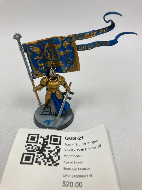 Age of Sigmar Knight-Vexillor With Banner Of Apotheosis GGS-21