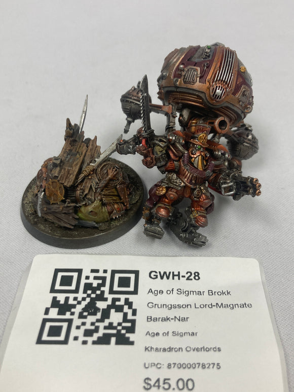 Age of Sigmar Brokk Grungsson Lord-Magnate Barak-Nar GWH-28