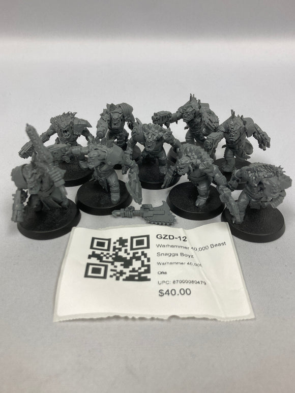 Warhammer 40,000 Beast Snagga Boyz GZD-12