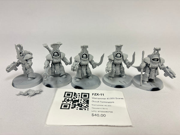 Warhammer 40,000 Scarab Occult Terminators FZX-11