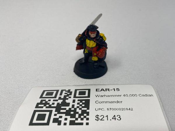 Warhammer 40,000 Cadian Commander EAR-15