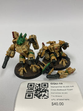 Warhammer 40,000 Xv8 Crisis Battlesuit Team GQU-19