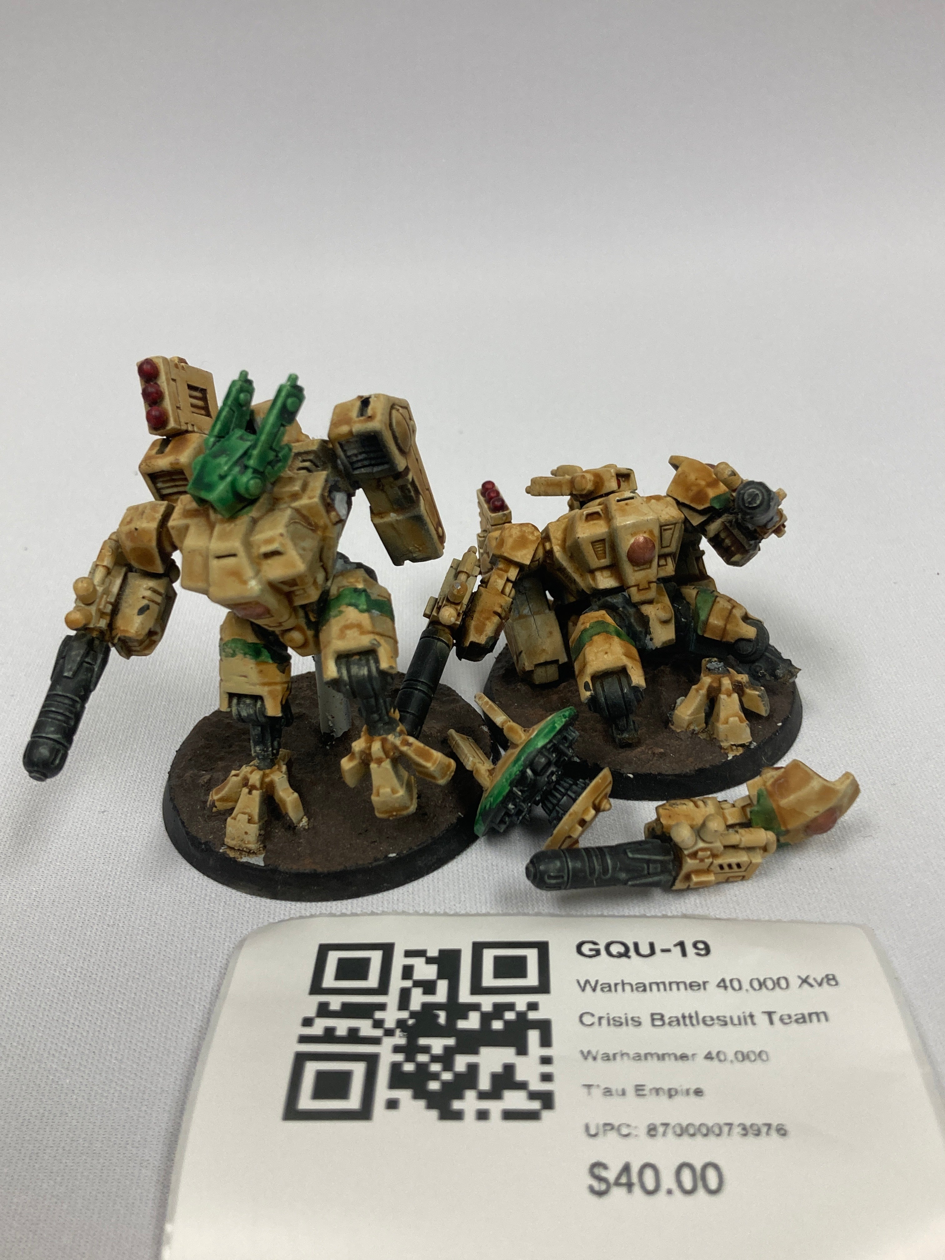Warhammer 40,000 Xv8 Crisis Battlesuit Team GQU-19