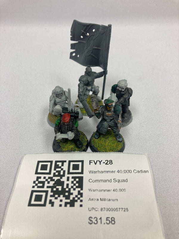 Warhammer 40,000 Cadian Command Squad FVY-28