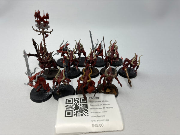 Warhammer 40,000 Daemons Of Khorne: Bloodletters Of Khorne FNI-29