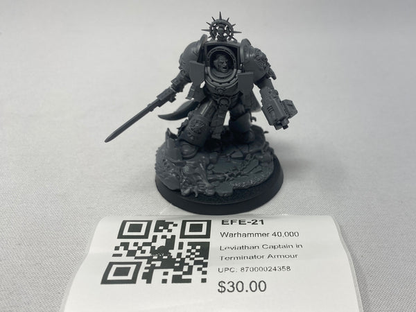 Warhammer 40,000 Leviathan Captain in Terminator Armour EFE-21