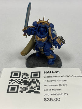 Warhammer 40,000 Captain In Gravis Armour HAH-05