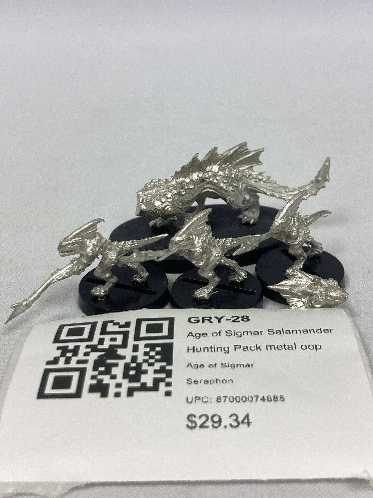Age of Sigmar Salamander Hunting Pack metal oop GRY-28
