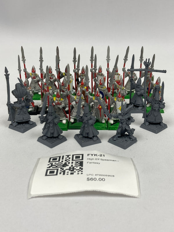 High Elf Spearmen - Fantasy FYK-21