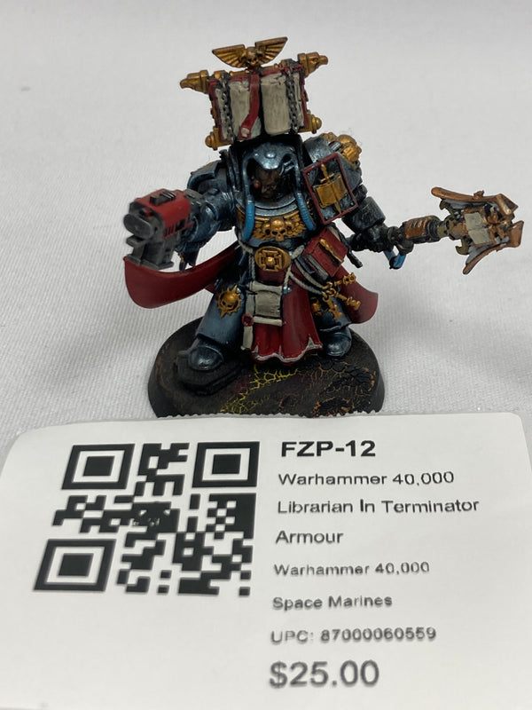 Warhammer 40,000 Librarian In Terminator Armour FZP-12