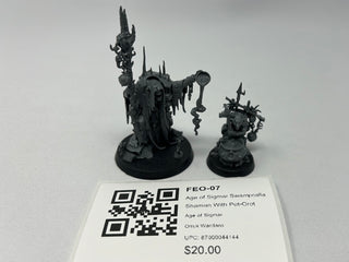 Age of Sigmar Swampcalla Shaman With Pot-Grot FEO-07