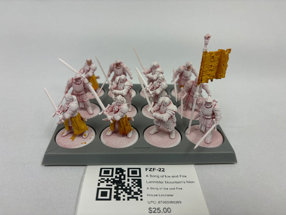 A Song of Ice and Fire Lannister Mountain's Men FZF-22