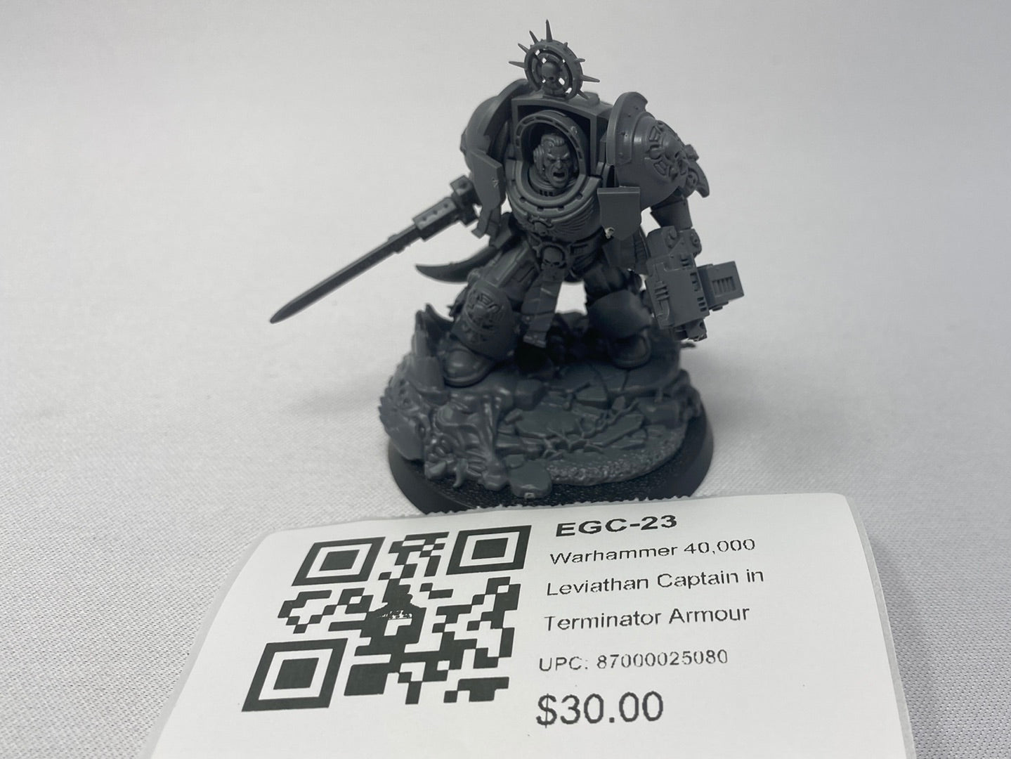 Warhammer 40,000 Leviathan Captain in Terminator Armour EGC-23
