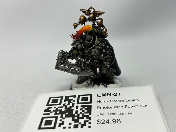 Horus Heresy Legion Praetor With Power Axe EMN-27