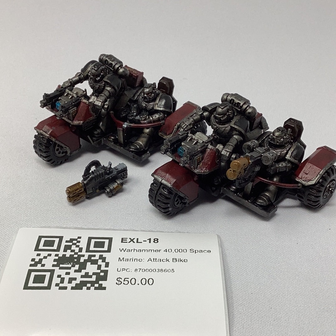 Warhammer 40,000 Space Marine: Attack Bike EXL-18