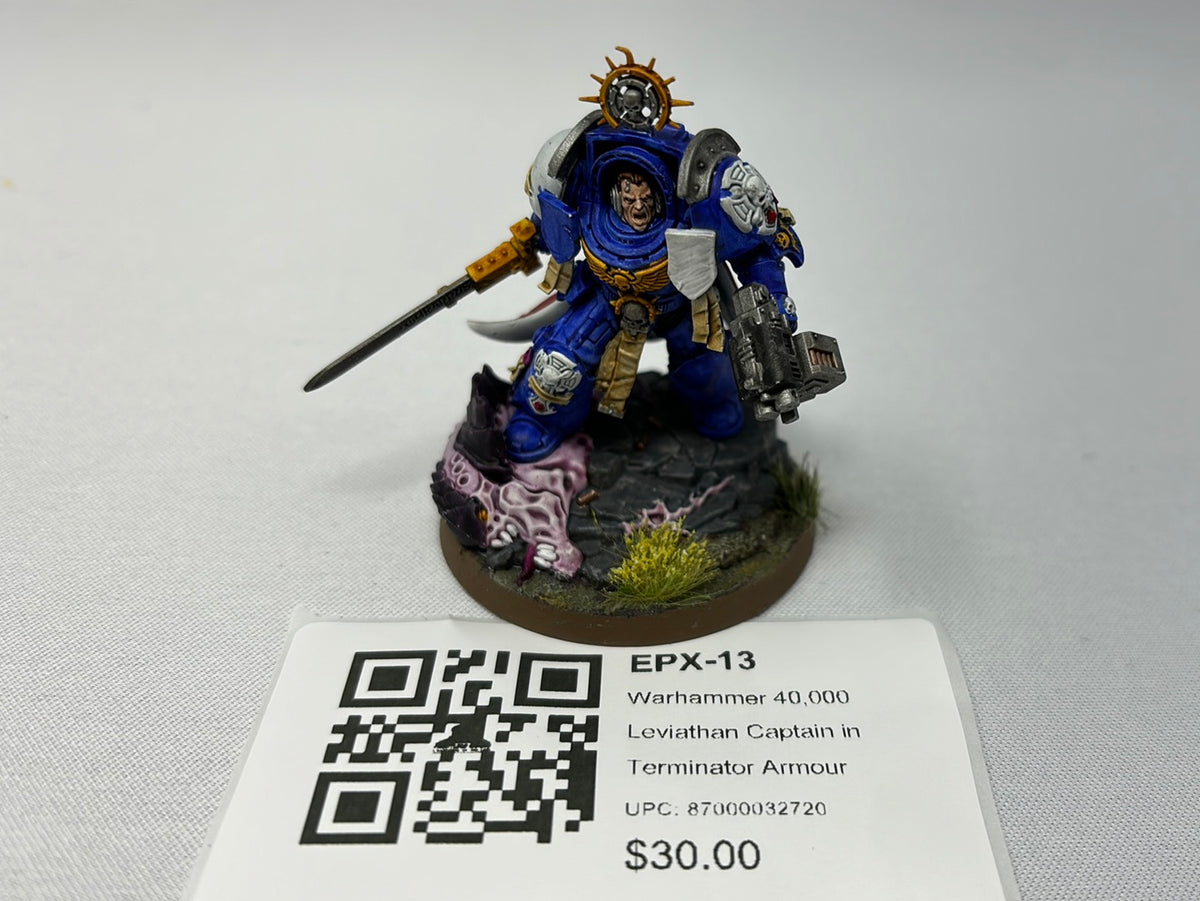 Warhammer 40,000 Leviathan Captain in Terminator Armour EPX-13