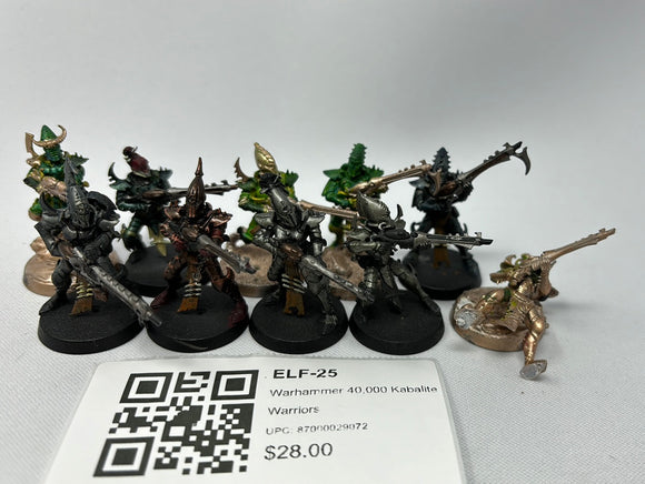 Warhammer 40,000 Kabalite Warriors ELF-25