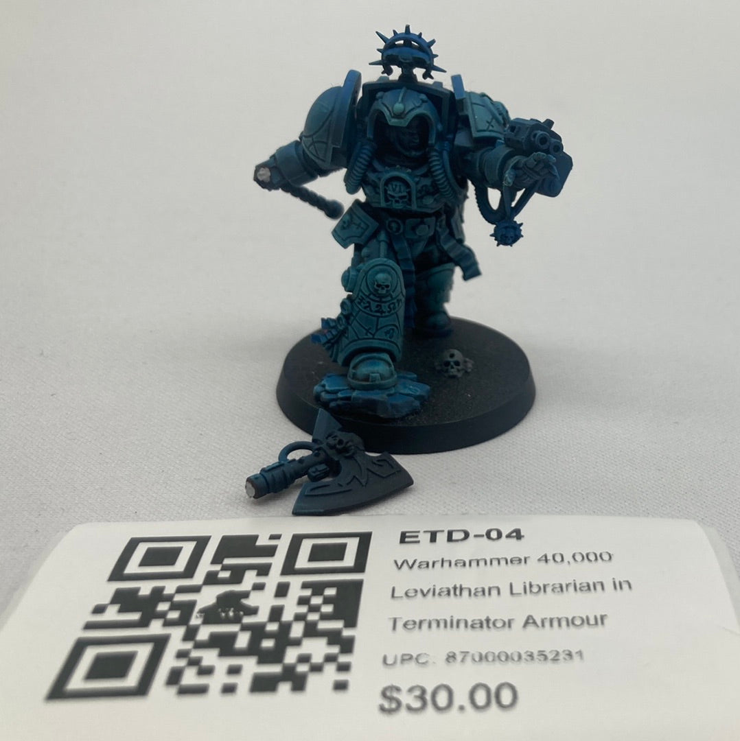 Warhammer 40,000 Leviathan Librarian in Terminator Armour ETD-04