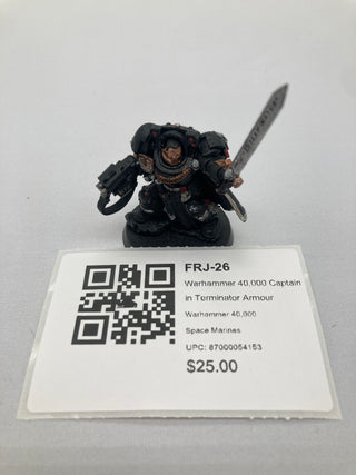 Warhammer 40,000 Captain in Terminator Armour FRJ-26