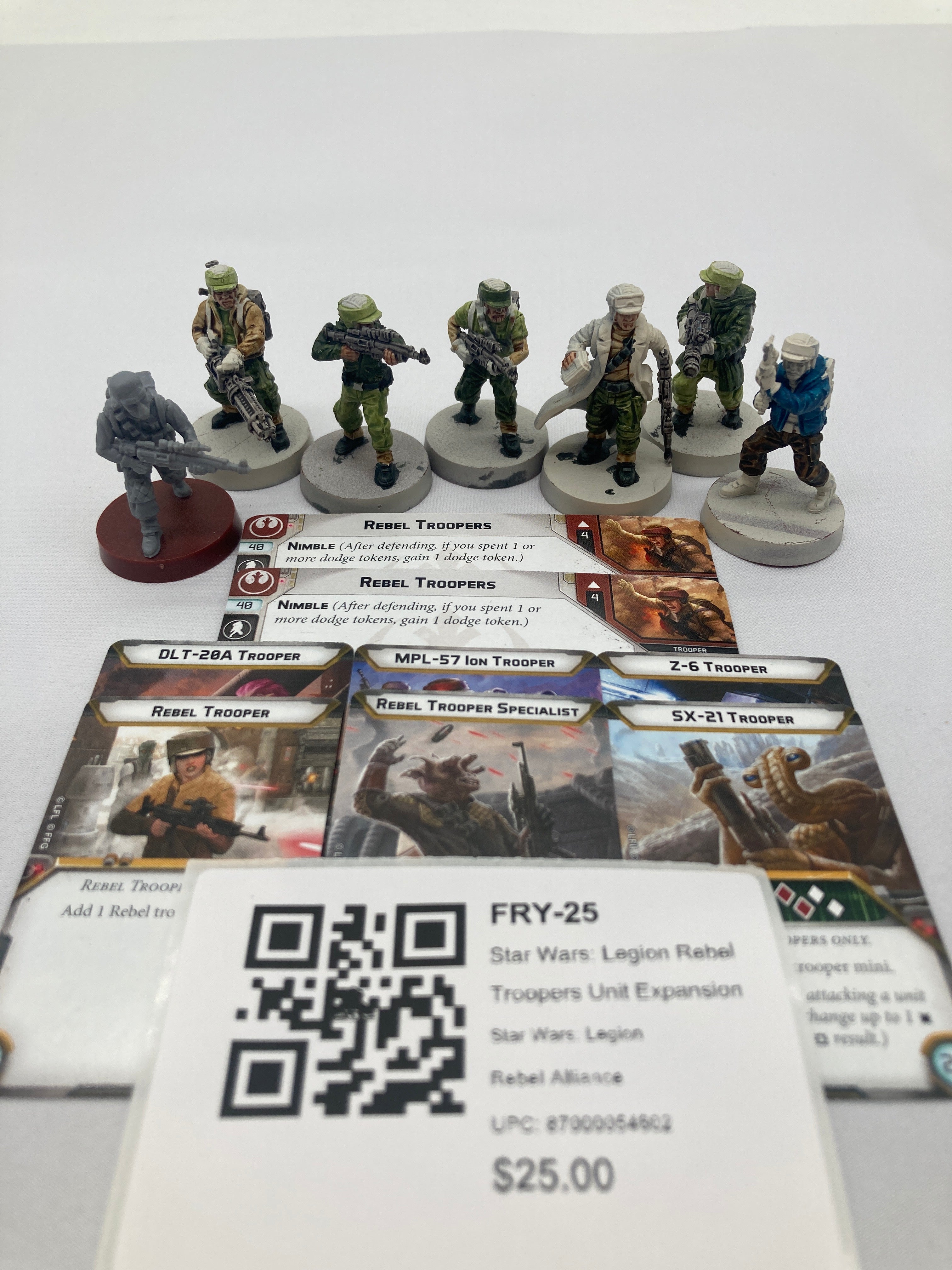 Star Wars: Legion Rebel Troopers Unit Expansion FRY-25