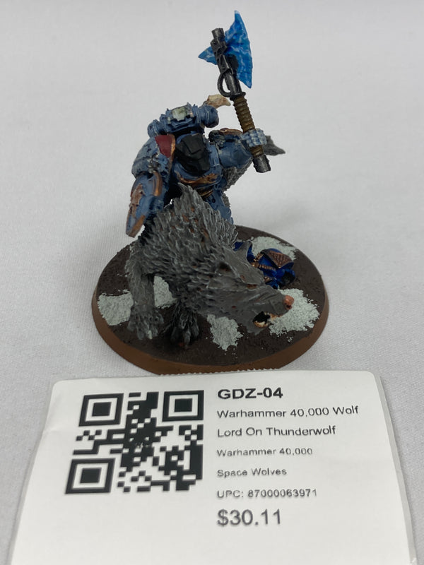 Warhammer 40,000 Wolf Lord On Thunderwolf GDZ-04