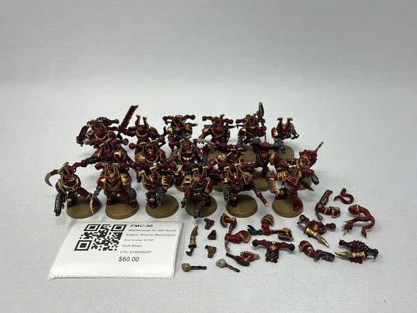 Warhammer 40,000 World Eaters: Khorne Berzerkers FMC-30