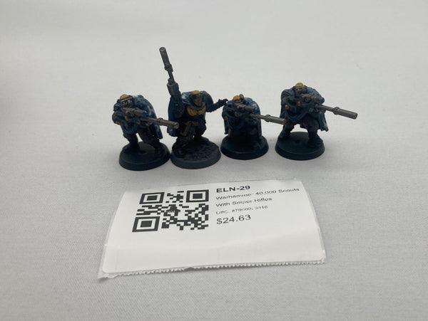 Warhammer 40,000 Scouts With Sniper Rifles ELN-29