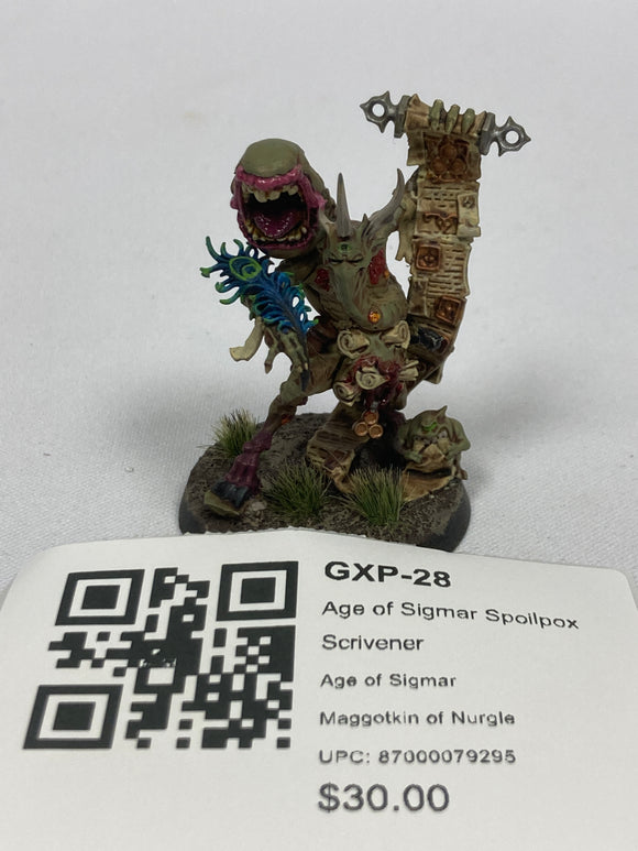 Age of Sigmar Spoilpox Scrivener GXP-28