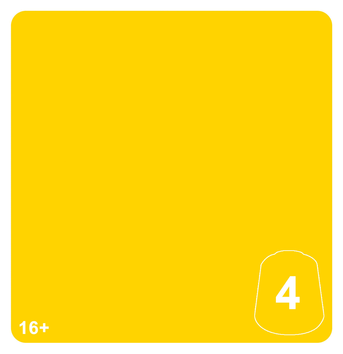Warhammer Tone Pro: Hawkshroud Yellow 4 paint pot