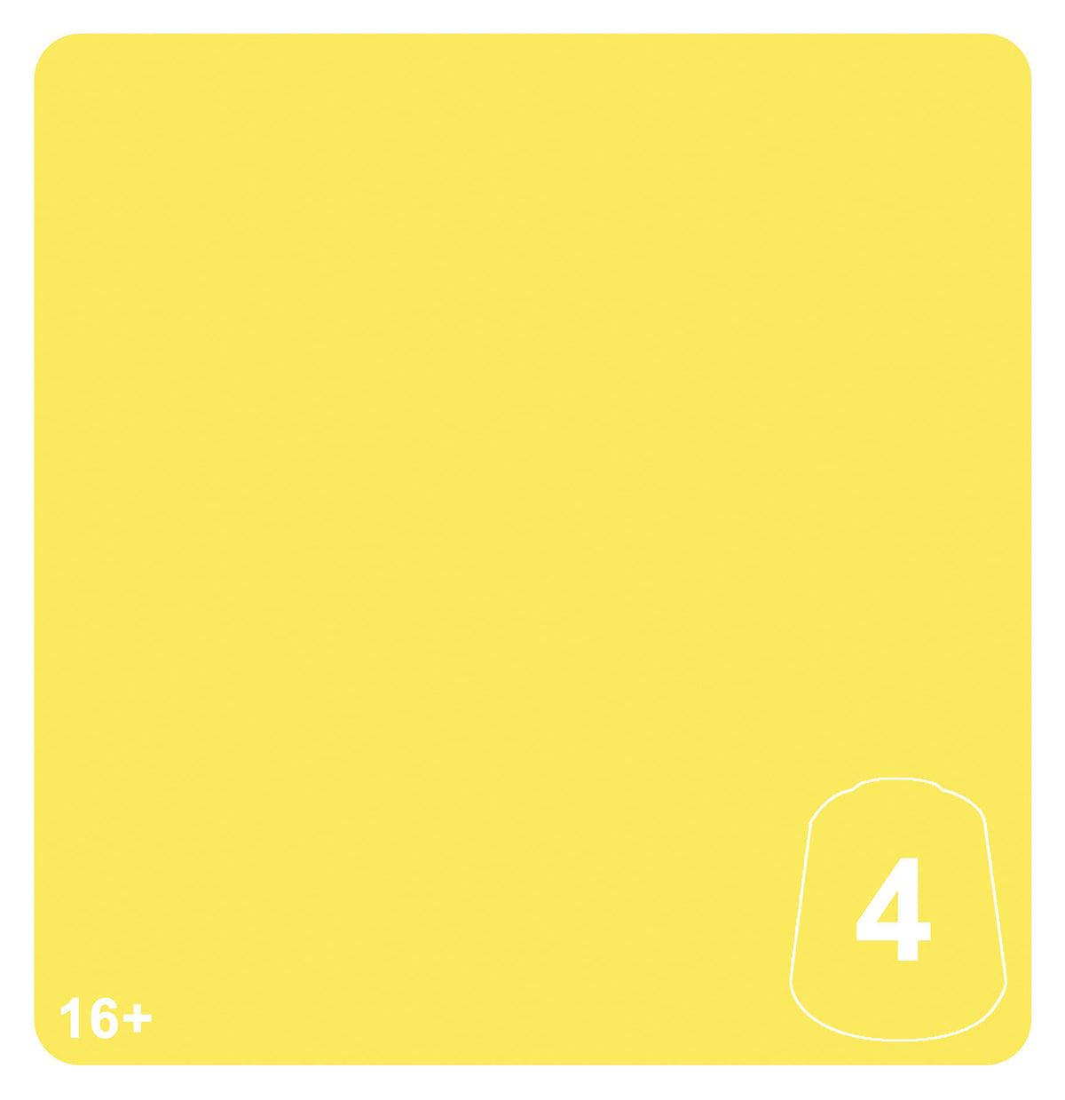 Warhammer Tone Pro: Megaboss Yellow 4 paint pot