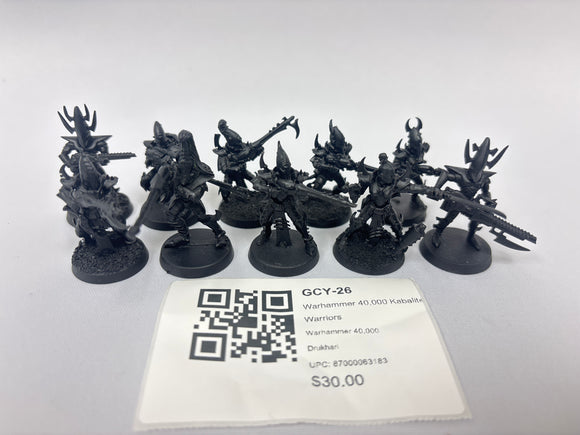 Warhammer 40,000 Kabalite Warriors GCY-26