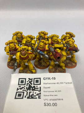 Warhammer 40,000 Tactical Squad GYK-19